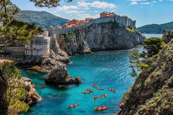 Kayaking through the past in Dubrovnik, Croatia