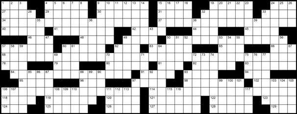 Solution to Evan Birnholz’s Sept. 26 Post Magazine crossword, “One-Two Combo”