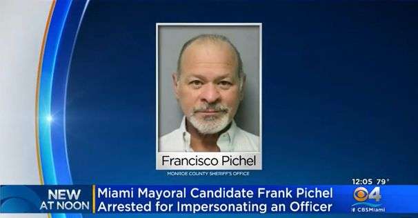 Miami mayoral candidate arrested for allegedly impersonating a police officer in the Florida Keys