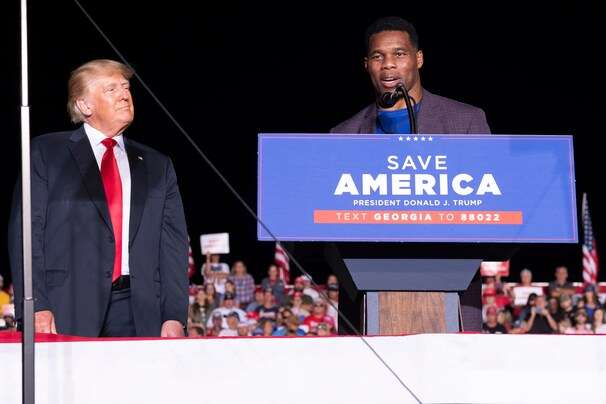 Republicans, once hesitant to back Herschel Walker, rally to support football star and Senate candidate