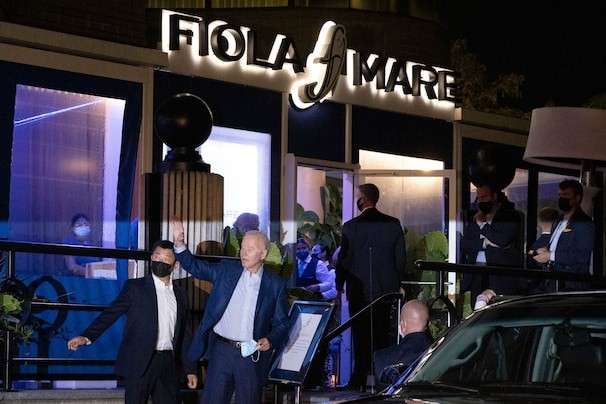 The Bidens’ dinner date at Fiola Mare shows they’re still creatures of habit