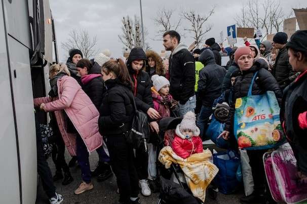 Suddenly welcoming, Europe opens the door to refugees fleeing Ukraine