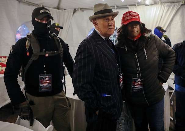 The question of Roger Stone’s ties to extremist groups grows more salient