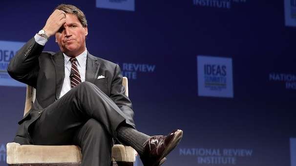 Why Tucker Carlson wants men to aim lasers at their private parts
