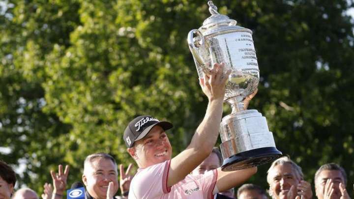 Justin Thomas wins the PGA in a playoff after Mito Pereira’s nightmare at 18