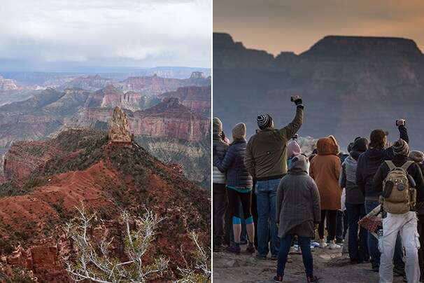 Try the Grand Canyon’s cooler, quieter North Rim to escape the crowds