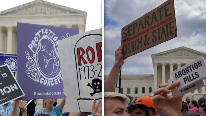 Abortion protests continue after Supreme Court ends Roe v. Wade; Biden criticizes court’s ‘terrible decisions’