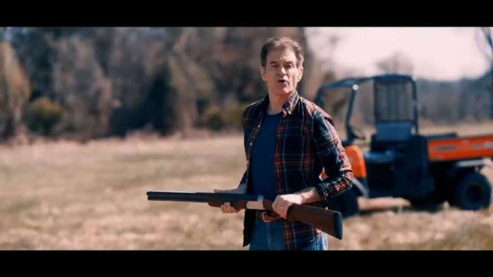 Guns are all over GOP ads and social media, prompting some criticism