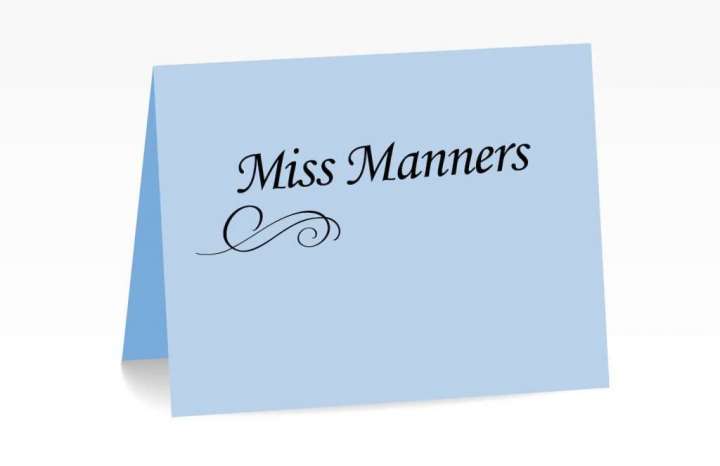 Miss Manners: I think my brother’s baby registry is outrageous
