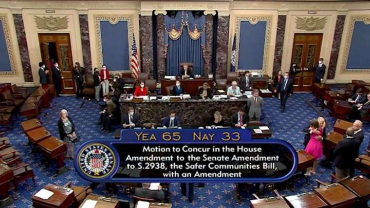 Senate passes bipartisan gun violence bill, marking breakthrough