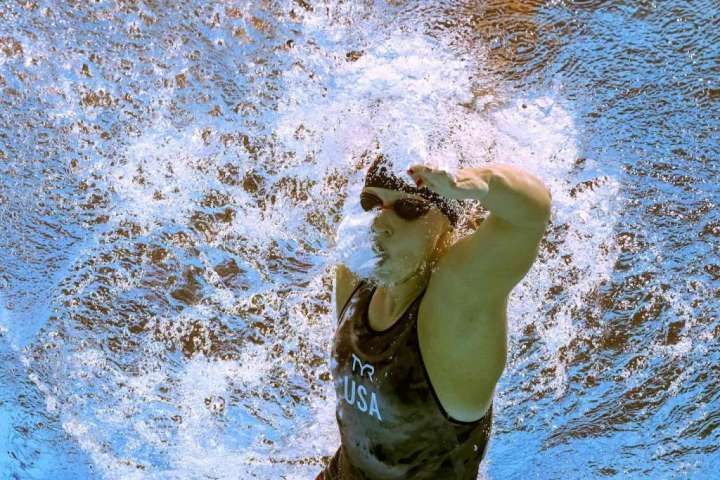 Still golden: Katie Ledecky continues her dominance in 1,500 meters
