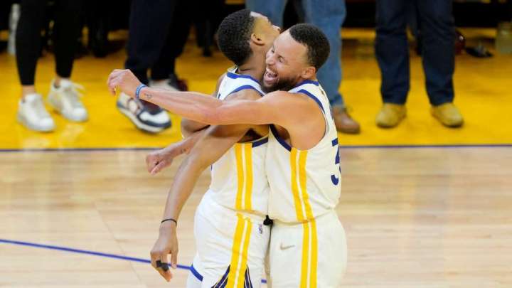 Warriors brush aside nerves, put down the Celtics to even the NBA Finals
