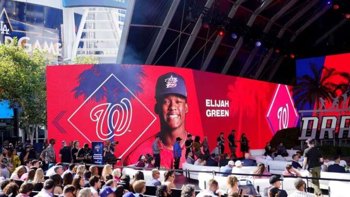 Nationals draft Elijah Green, a high school outfielder, with No. 5 pick