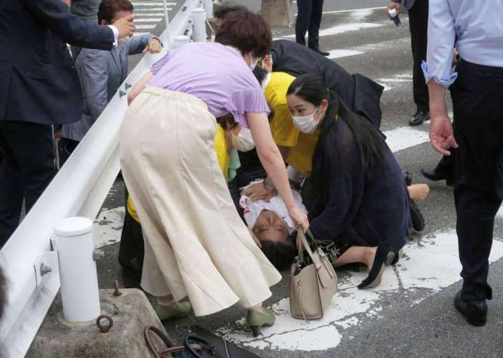 Shinzo Abe, former Japanese leader, is assassinated by gunman
