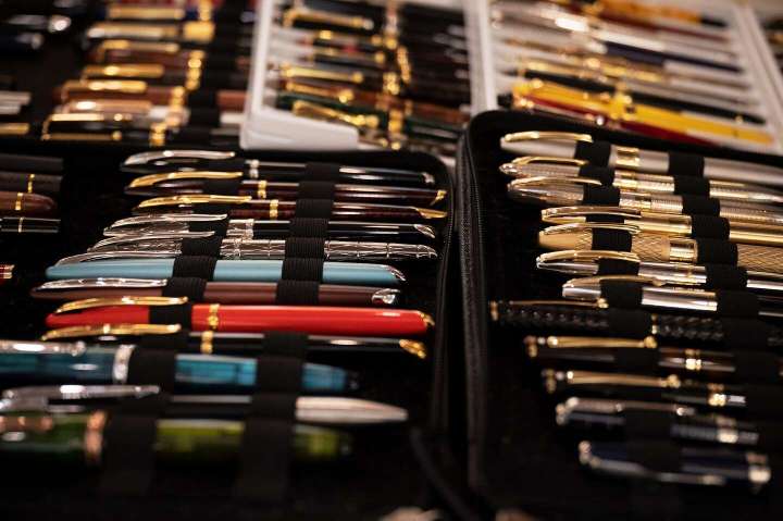 Beyond the keyboard: Fountain pen collectors find beauty in ink