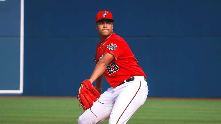 Nationals pitching prospect Andry Lara is still smiling after a rocky July