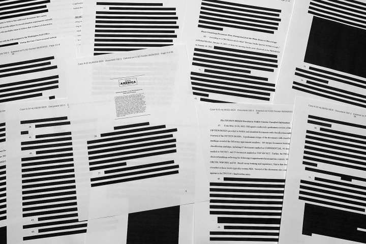 Takeaways from the redacted affidavit used for the Mar-a-Lago search