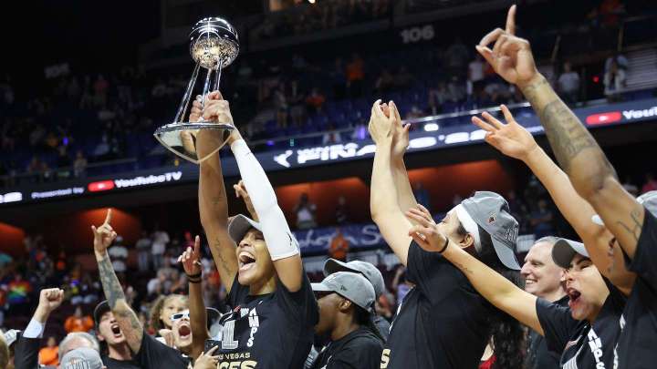 Aces cash in with their first WNBA title, topping the Sun in four games