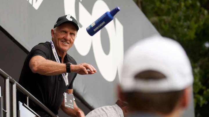 Greg Norman finds friendly faces, harsh criticism on Capitol Hill trip