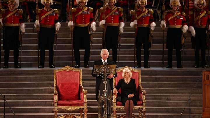 King Charles III addresses Parliament for the first time as monarch