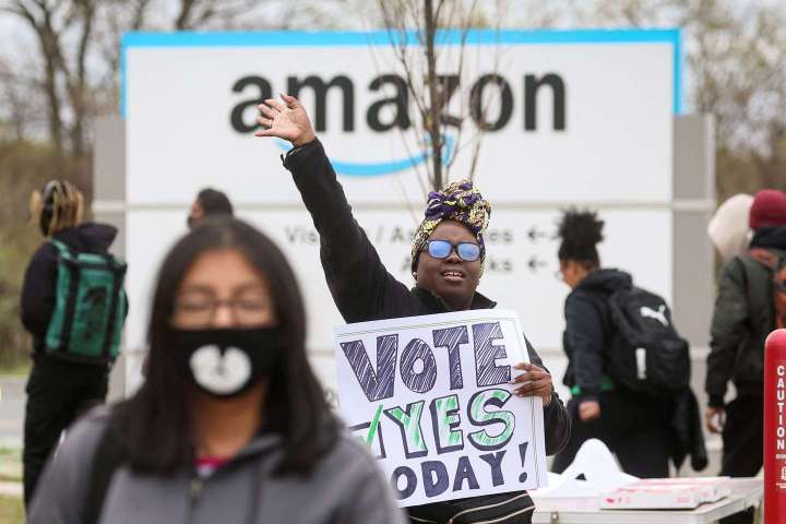 Labor board rejects Amazon’s objections to union victory