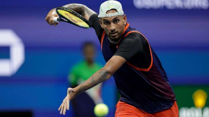 Nick Kyrgios, on a roll, storms into his first U.S. Open quarterfinal