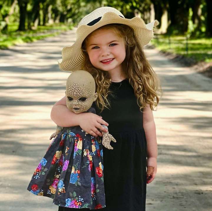 Toddler takes this creepy doll everywhere. The internet is swooning.
