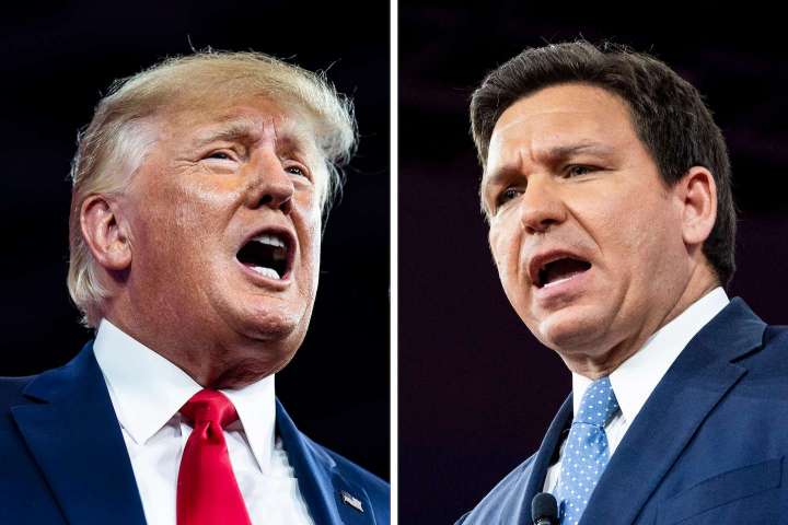 Trump and DeSantis: Once allies, now in simmering rivalry with 2024 nearing