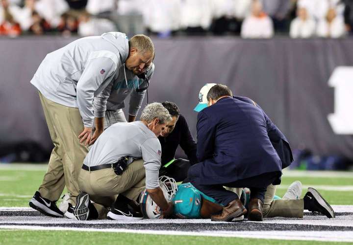 Tua Tagovailoa’s head injury spurs scrutiny of NFL concussion protocol