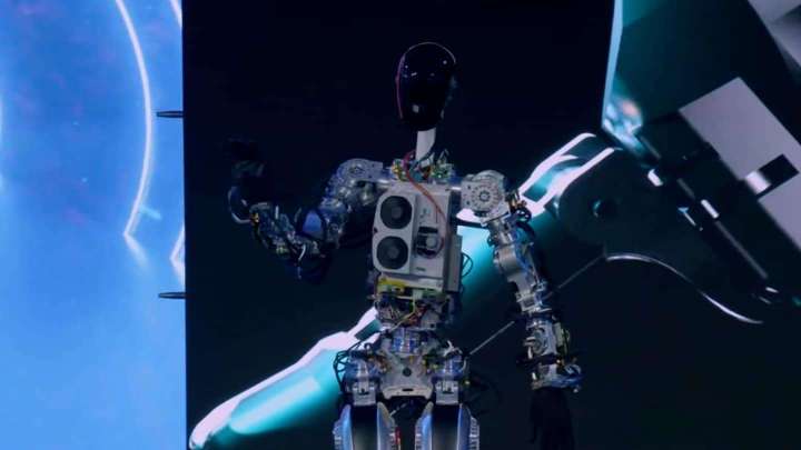 Elon Musk debuts Tesla robot, Optimus, calling it a ‘fundamental transformation’
