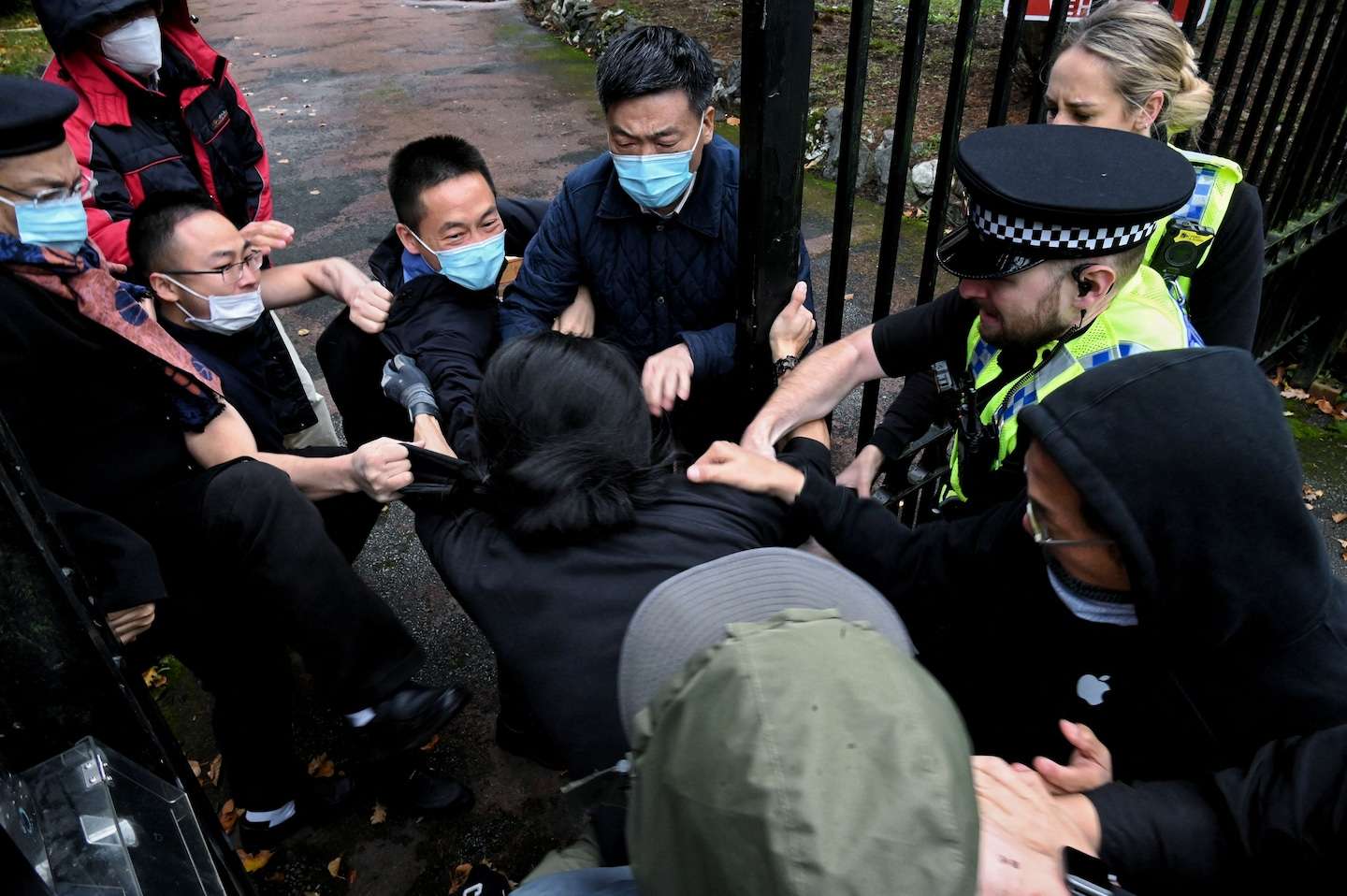 Hong Kong protester dragged into Chinese Consulate in Manchester and beaten
