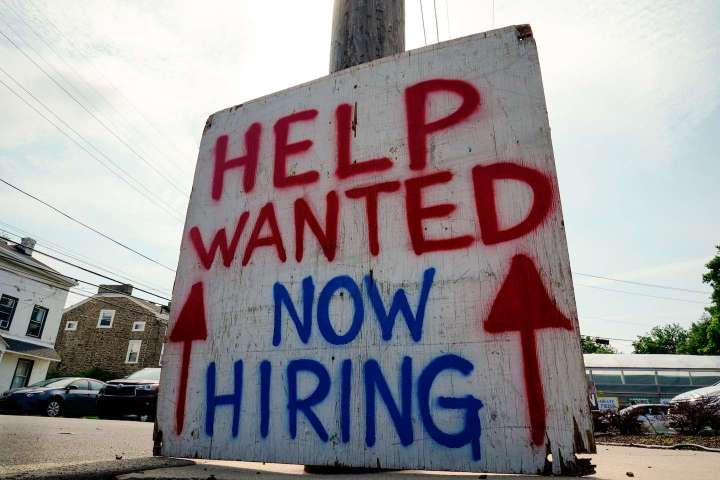 Unemployment rate falls back to pre-pandemic levels even as job growth slows