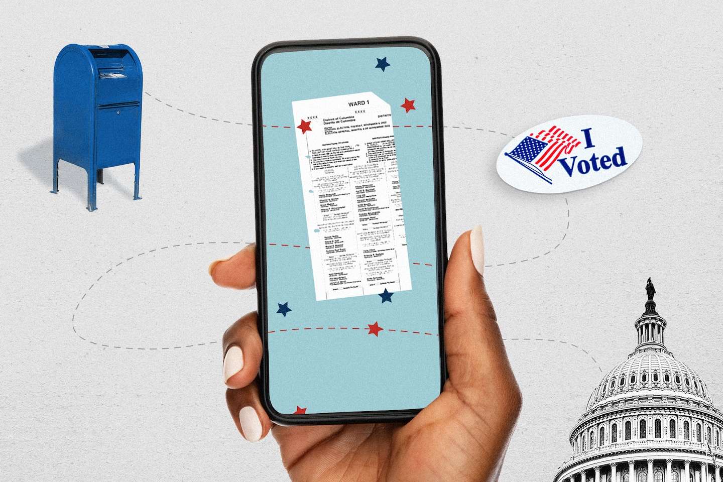 You can now track your ballot online in half of states