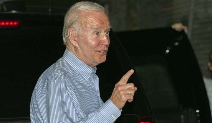 Biden plays coy in St. Croix, keeps 2024 plans close to vest