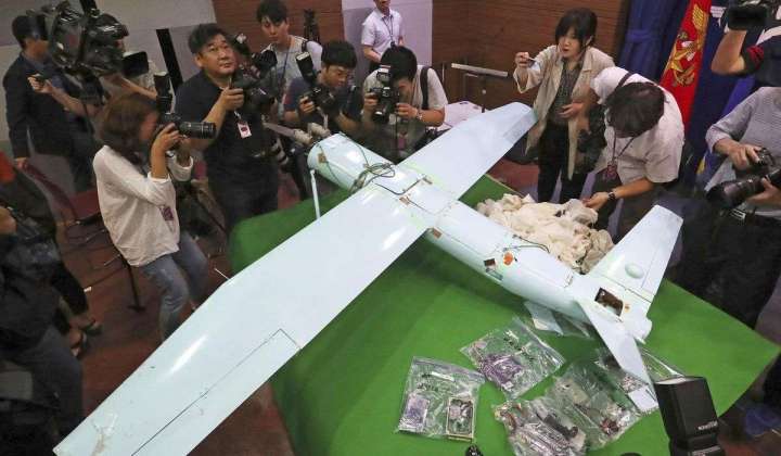 South Korea fires warning shots after North drones cross border