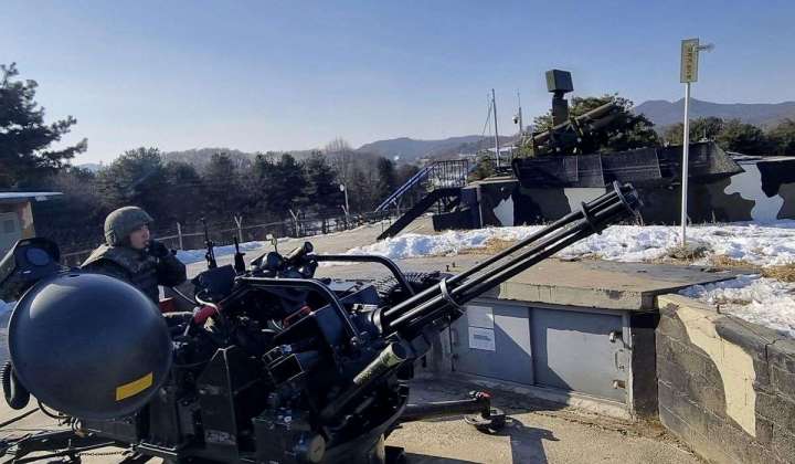 South Korea stages drills simulating downing of North drones