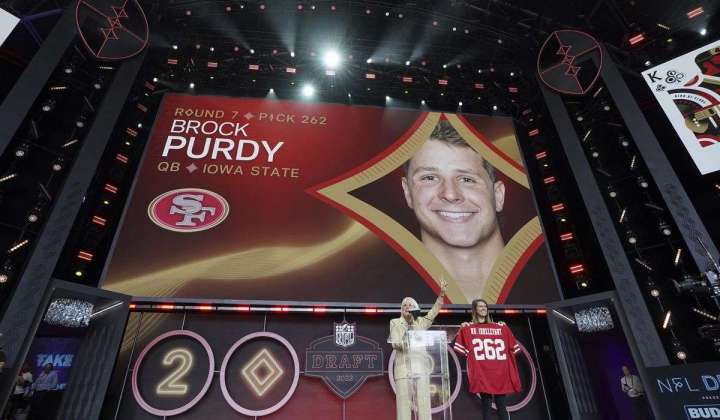 Brock Purdy goes from ‘Mr. Irrelevant’ to brink of Super Bowl