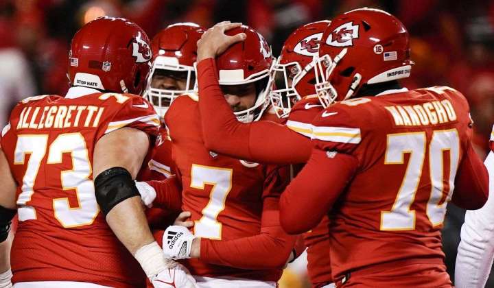 Chiefs top Bengals on last-second kick for AFC title