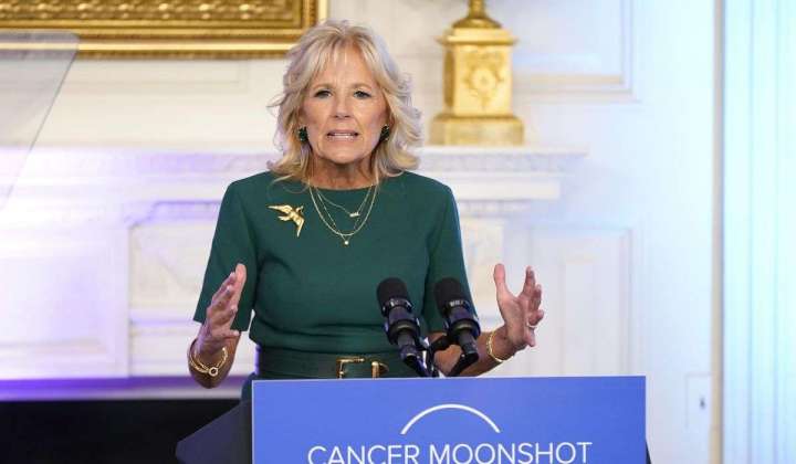 Lesion removed from Jill Biden’s eyelid was non-cancerous