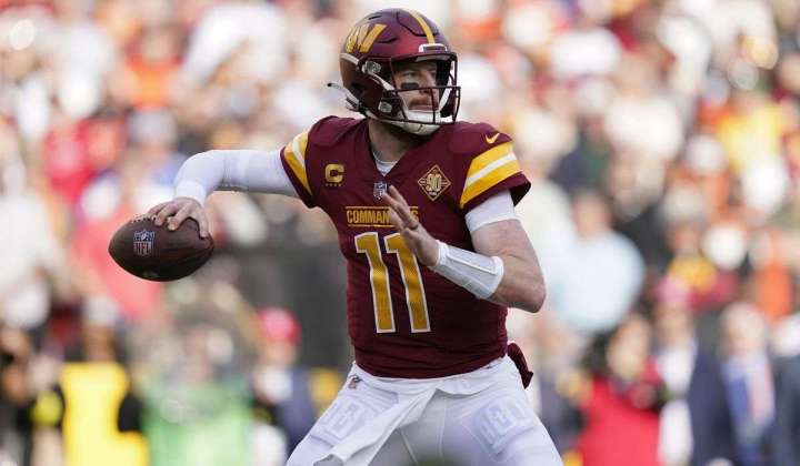 Commanders cut Carson Wentz as team goes into scouting combine with unanswered questions