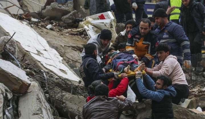 Powerful quake rocks Turkey and Syria, kills more than 1,300