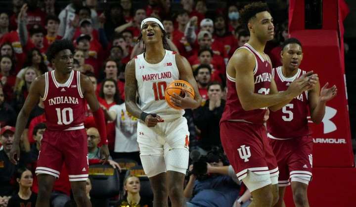 Terrapins get physical in stopping No. 21 Indiana’s win streak