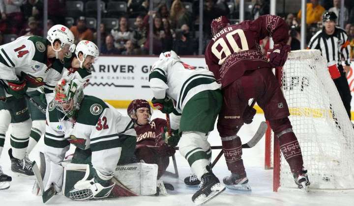Keller’s 2nd of game in OT gives Coyotes 5-4 win over Wild
