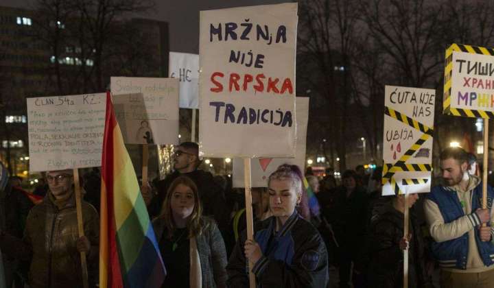 Serbia’s LGBTQ groups rally after spate of attacks on gays