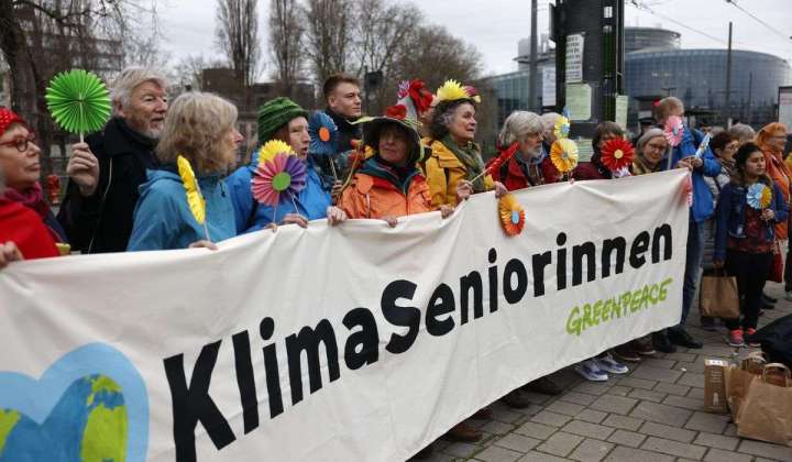Swiss seniors take government to European court over climate