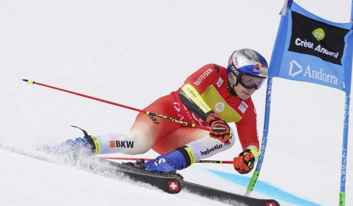 Swiss skier Marco Odermatt wins GS, sets World Cup points record
