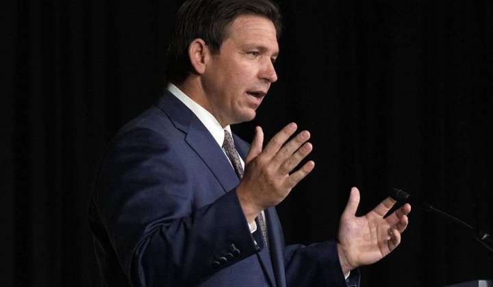 Trump takes lead in a two-man matchup with DeSantis, poll shows