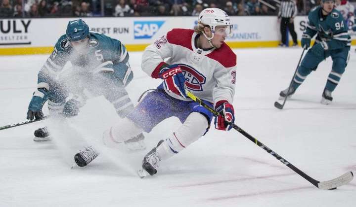 Ylonen scores winner in 3rd, Canadiens beat Sharks 3-1