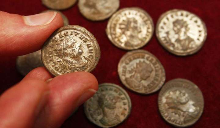 Pair of 2nd-century Roman coins found on uninhabited Swedish island