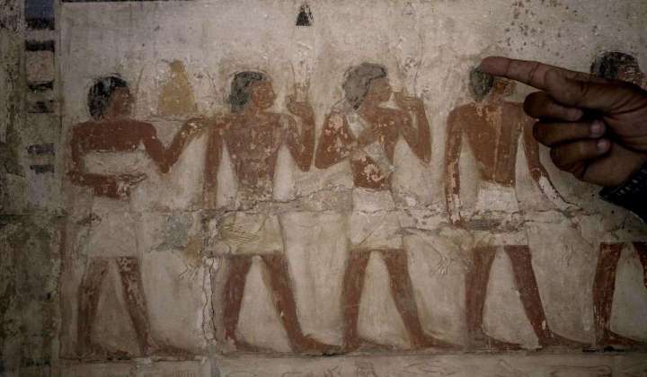 Egypt unveils recently discovered ancient workshops, tombs in Saqqara necropolis